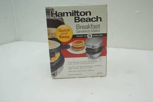 lot 87 image: sandwich maker