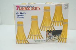 lot 95 image: bamboo lamps