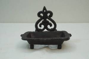 lot 123 image: cast iron soap dish