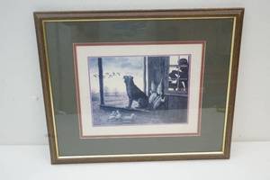 lot 216 image: Hunt S. Oliphant print