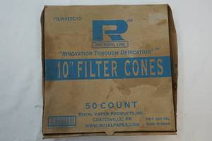 lot 266 image: filter cones