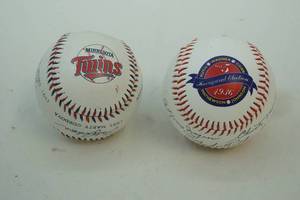lot 272 image: Minnesota Twins Baseballs