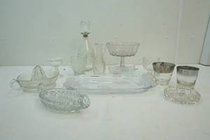lot 311 image: vintage glassware