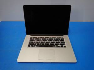 lot 28 image: Apple&nbspMacBookPro10,1 A1398 ME665LLA &nbspINTEL(R) CORE(TM) I7-3740QM CPU  2.70GHZ  8GB DDR3 SDRAM  500GB SSD  15.4 screen with 2880 x 1800 Resolution  Includes IOS  No charger  unit has minor scratches