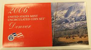 lot 17 image: 2006 U.S. Denver Mint Uncirculated Coin Set