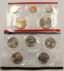 lot 28 image: U.S. Year 2000 Denver Mint Uncirculated Coin Set