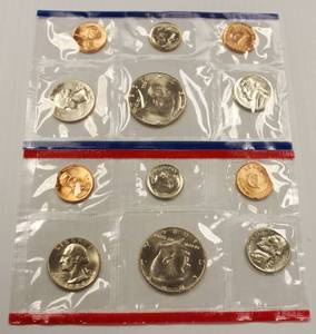 lot 45 image: 1984 United States Denver & Philadelphia Mint Uncirculated Coin Set