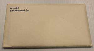 lot 46 image: 1981 United States Denver & Philadelphia Mint Uncirculated Coin Set