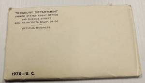 lot 55 image: 1970 United States Denver & Philadelphia Mint Uncirculated Coin Set