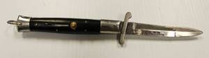 lot 61 image: Automatic Black Stiletto Italian Knife