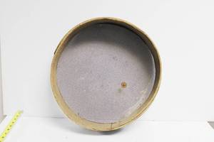 lot 3 image: Grain Sieve Sifter Very Large 18 Wood & Wire Primitive Grain Sifter