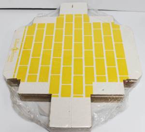 lot 83 image: Two New Multi Color 24 Count Lillian Vernon Gorrugated Toy Bricks