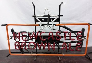 lot 12 image: Newcastle Brown Ale Neon Bar Sign