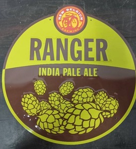 lot 17 image: Nine New Belgium Brewing Ranger IPA Metal Bar Signs