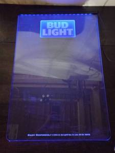 lot 19 image: Bud Light Neon Marker Sign