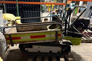 lot 1 image: Walk Behind Power Track Wheel Barrow