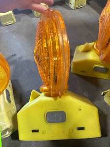 lot 11 image: Barricade Lights - Set of (2)