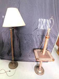 lot 39 image: 2 floor lamps