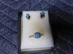 lot 107 image: Sterling Silver earrings and Ring