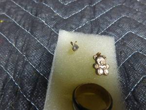 lot 108 image: Pendent and 10k gold filled ring & charm