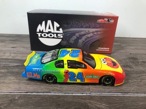 lot 272 image: 2002 Mac Tools Nascar Jeff Gordon #24 Monte Carlo Foundation  Sesame Street 124 scale die cast stock car