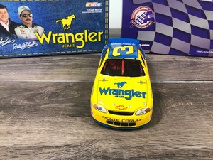 lot 277 image: 1999 Action Racing Collectibles Nascar Dale Earnhardt #3 Goodwrench Service Plus  Wrangler Jeans 124 scale die cast stock car