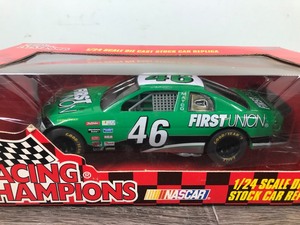 lot 284 image: 1997 Racing Champions Nascar Wally Dallenbach #46  First Union 124 scale die cast stock car