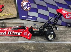 lot 286 image: 1999 NHRA Action Racing Collectibles Kenny Bernstein  Budweiser 20th Anniversary 124 scale die cast Top Fuel Dragster