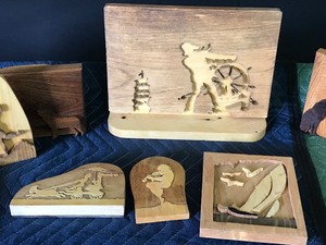 lot 315 image: Wood jig saw artwork