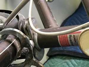 lot 329 image: Vintage Roadmaster bicycle with original manuel