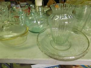lot 132 image: casserole, platters, vases, bowls and more