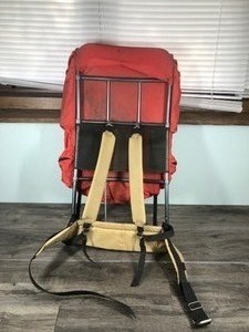 lot 343 image: Vintage aluminum framed Himalayan hiking backpack