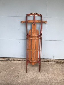 lot 394 image: Vintage flexible flyer sled