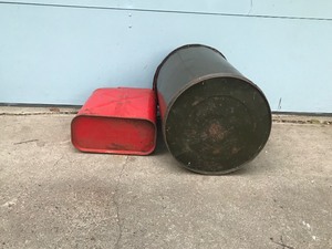lot 399 image: Military Jerry gas can USMC and Military survival supplies canister