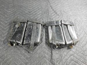 lot 197 image: 2 berlin police belt pouches