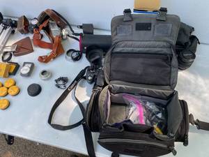 lot 41 image: Group of New and Vintage Cameras and Photography Equipment