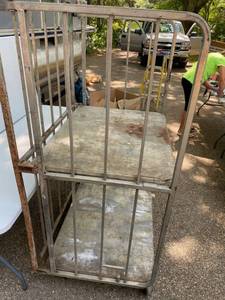 lot 44 image: Heavy Duty Foldable Wheeled Storage