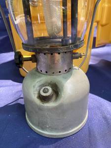 lot 15 image: Yellow Cased Vintage Coleman Lantern