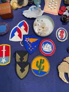 lot 69 image: Buttons, Patches, Misc.