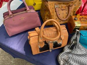 lot 73 image: Twelve Designer Purses and Bags