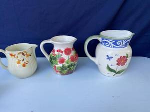 lot 113 image: Five Beverage PitchersPots