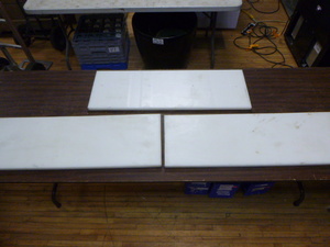 lot 89 image: 3 VHMW Polyethylene Sheets