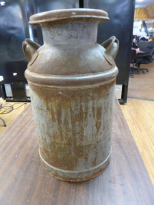 lot 98 image: Vintage Milk Can
