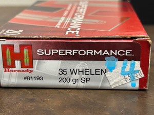 lot 4 image: (20) Rounds Hornady SuperFormance .35-Whelen 200grain Soft Point