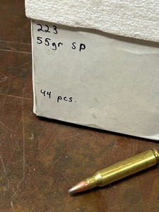 lot 52 image: (39) Rounds .223-Rem 55grain Soft-Point