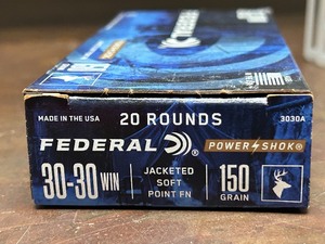 lot 15 image: (20) Rounds Federal PowerShok .30-30 150grain JSP
