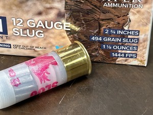 lot 125 image: (10) Rounds American Sniper 12gauge 2.75 494grain Slug