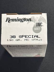 lot 10 image: 50 Rounds .38 Special Ammo Ammunition 130gr.