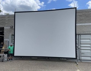 lot 3 image: HUGE  15x20 AV Stumpfl Monoblox Mobile Video Projector  Projection Screen with LOTS of Extras