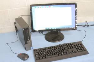 lot 12 image: Dell OptiPlex 9020 Intel i7Computer System with Microsoft Windows & Office Professional - Monitor Keyboard & Mouse